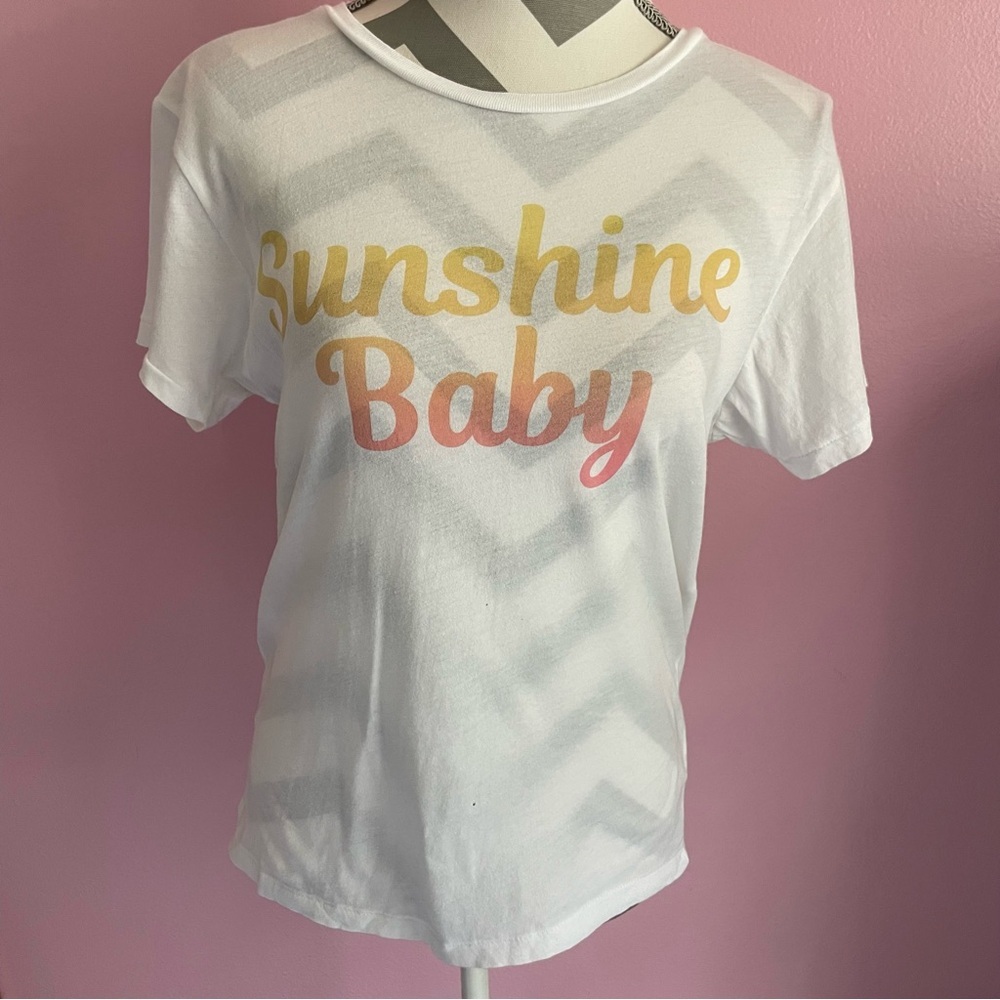 Wildfox White Sunshine Baby Short Sleeve Tee - Picture 2 of 4